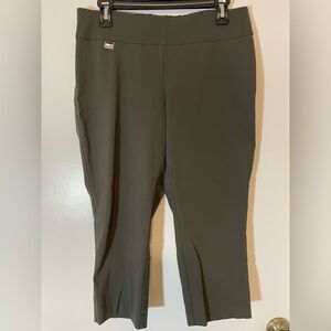Alfani Women’s Green/Gray Pull On Capris